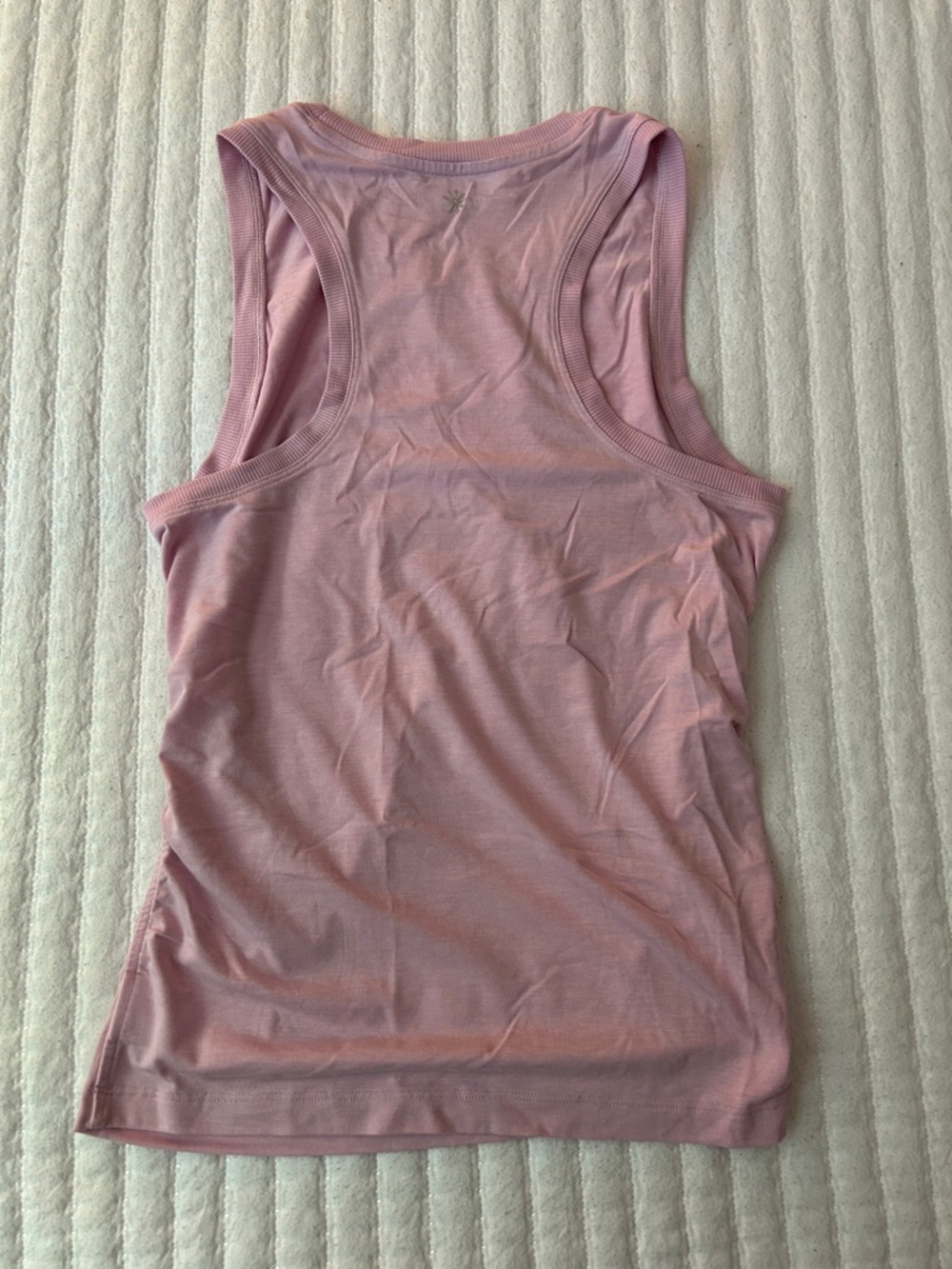 Athleta Pale Pink Side-Ruched Tank - Picture 4 of 6